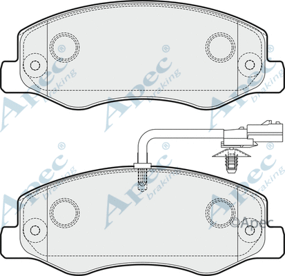 Brake Pad Set, disc brake (PAD1783)