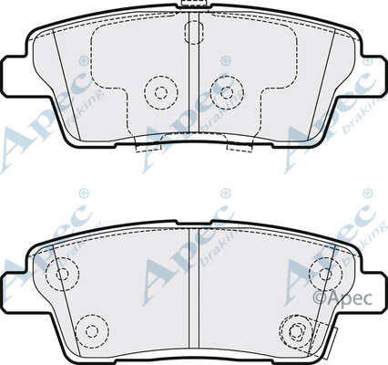 Brake Pad Set, disc brake (PAD2072)
