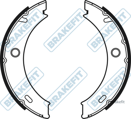 Brake Shoe Set, parking brake (BSH1113)