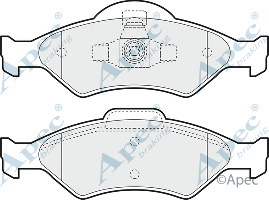 Brake Pad Set, disc brake (PAD1125)