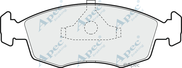 Brake Pad Set, disc brake (PAD532)