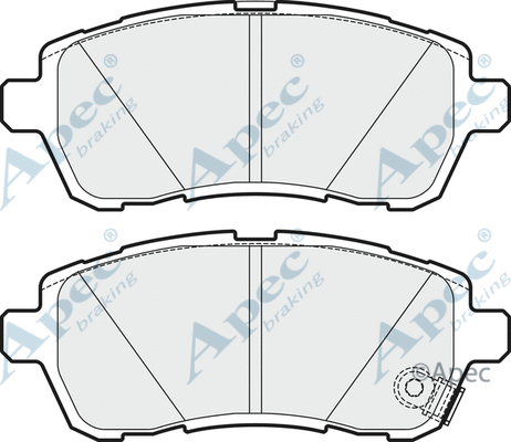 Brake Pad Set, disc brake (PAD1626)