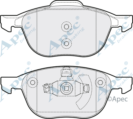 Brake Pad Set, disc brake (PAD1415)