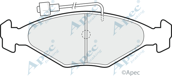 Brake Pad Set, disc brake (PAD358)