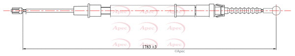 Cable Pull, parking brake (CAB1651)