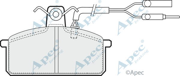 Brake Pad Set, disc brake (PAD559)