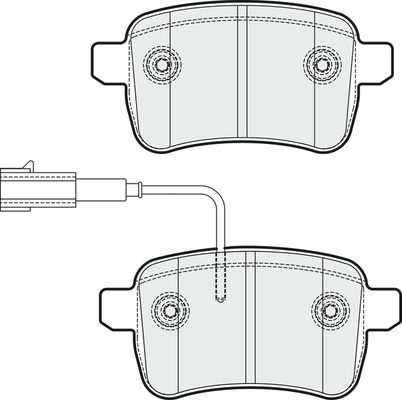 Brake Pad Set, disc brake (PD3711)