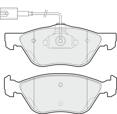 Brake Pad Set, disc brake (PD3172)