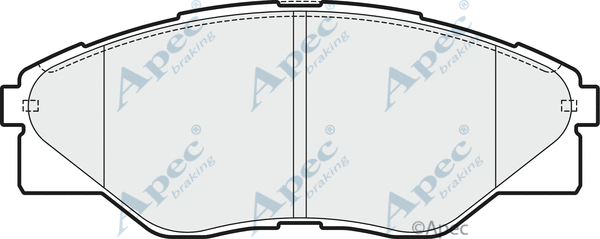 Brake Pad Set, disc brake (PAD1839)