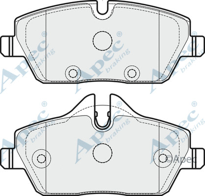 Brake Pad Set, disc brake (PAD1758)
