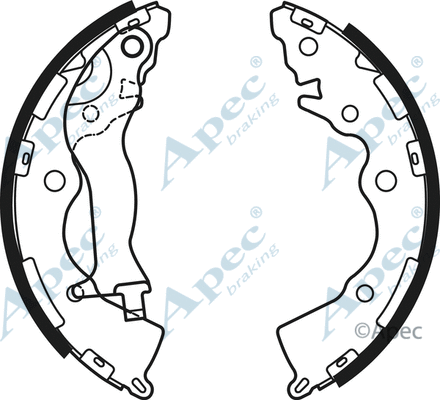 Brake Shoe Set (SHU781)