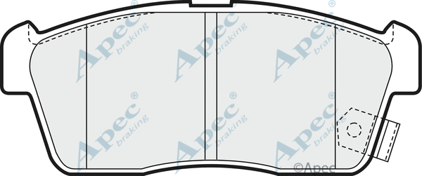 Brake Pad Set, disc brake (PAD1463)