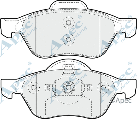 Brake Pad Set, disc brake (PAD1649)