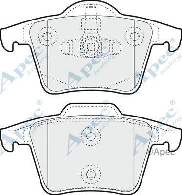 Brake Pad Set, disc brake (PAD1339)