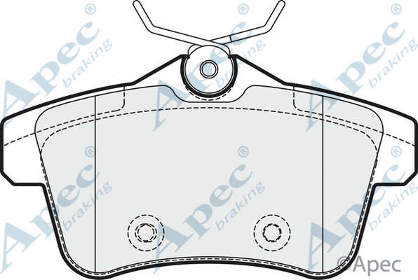 Brake Pad Set, disc brake (PAD1741)