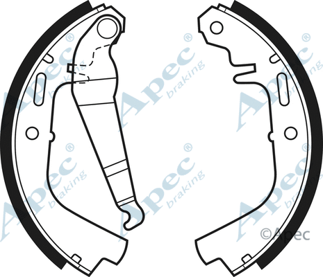 Brake Shoe Set (SHU90)