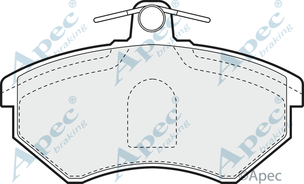 Brake Pad Set, disc brake (PAD707)