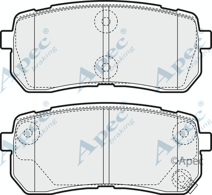 Brake Pad Set, disc brake (PAD1581)