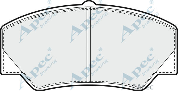 Brake Pad Set, disc brake (PAD497)