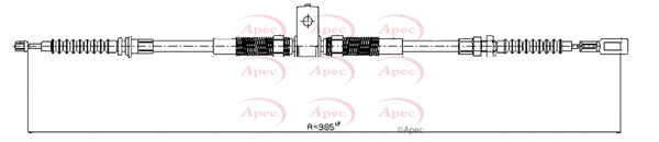 Cable Pull, parking brake (CAB1679)