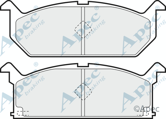Brake Pad Set, disc brake (PAD526)