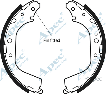 Brake Shoe Set (SHU547)