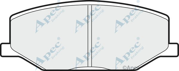 Brake Pad Set, disc brake (PAD468)