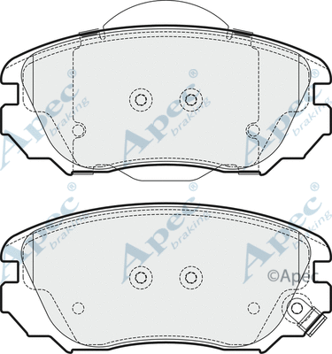 Brake Pad Set, disc brake (PAD1695)