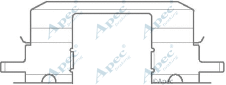 Accessory Kit, disc brake pad (KIT1139)