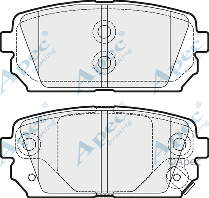 Brake Pad Set, disc brake (PAD1618)