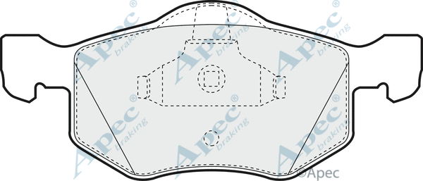Brake Pad Set, disc brake (PAD1254)