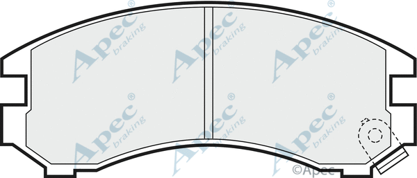 Brake Pad Set, disc brake (PAD630)