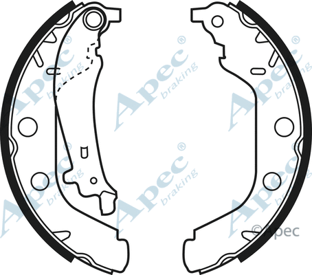 Brake Shoe Set (SHU540)