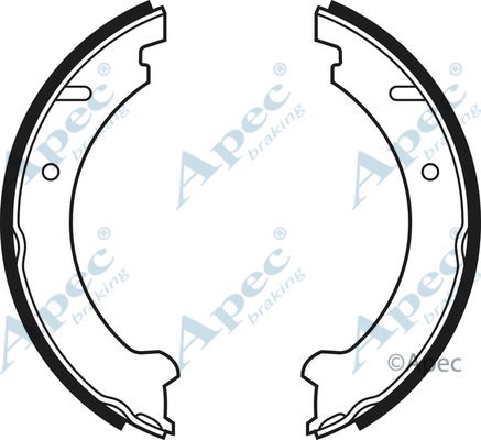 Brake Shoe Set, parking brake (SHU512)