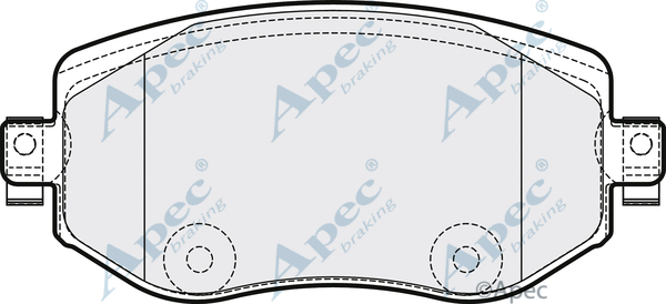 Brake Pad Set, disc brake (PAD2169)