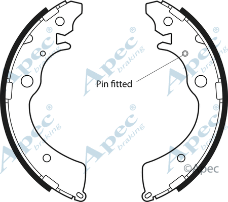 Brake Shoe Set (SHU474)