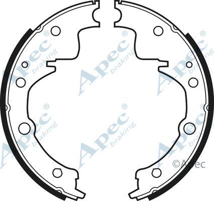 Brake Shoe Set (SHU383)
