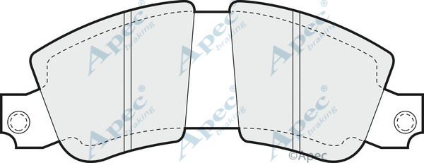 Brake Pad Set, disc brake (PAD289)