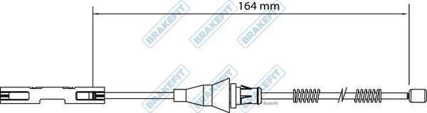 Cable Pull, parking brake (BBC3124)