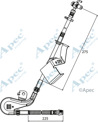 Brake Hose (HOS3907)
