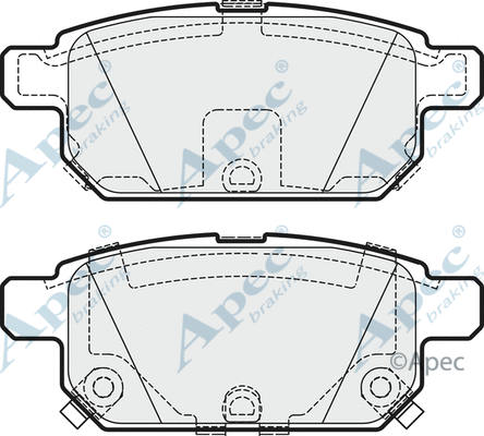Brake Pad Set, disc brake (PAD1843)