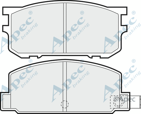 Brake Pad Set, disc brake (PAD349)