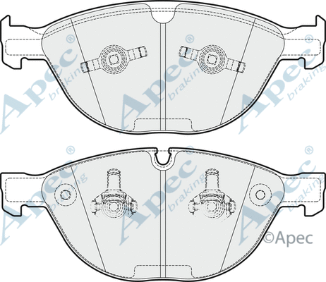 Brake Pad Set, disc brake (PAD1742)