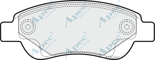 Brake Pad Set, disc brake (PAD1460)