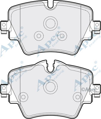 Brake Pad Set, disc brake (PAD2050)