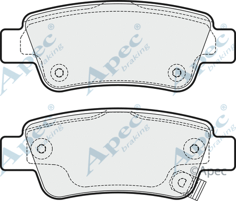 Brake Pad Set, disc brake (PAD1940)
