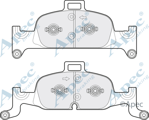 Brake Pad Set, disc brake (PAD2133B)