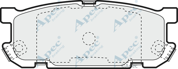 Brake Pad Set, disc brake (PAD1236)