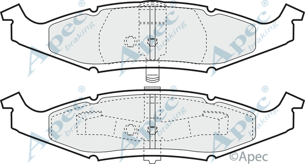 Brake Pad Set, disc brake (PAD997)