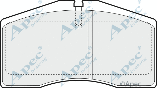 Brake Pad Set, disc brake (PAD996)